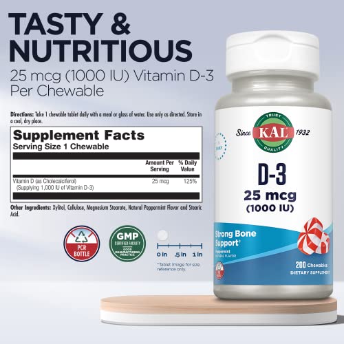 Apoyo inmunológico con KAL Vitamina D-3