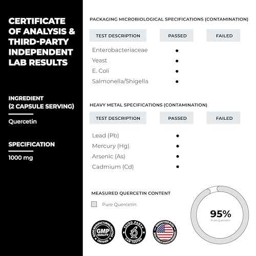 Apoyo inmunológico con quercetina 1000mg