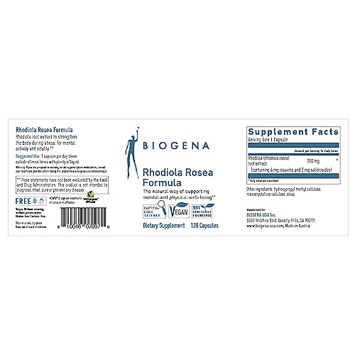 apoyo mental con Rhodiola BIOGENA