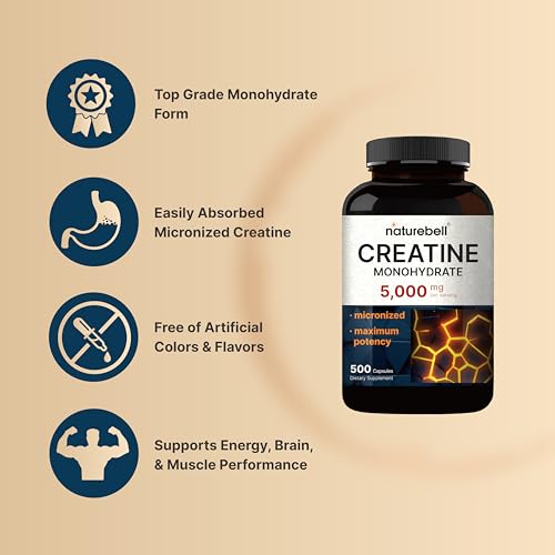 Apoyo muscular con creatina NatureBell