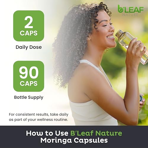 Apoyo nutricional con moringa B'LEAF NATURE