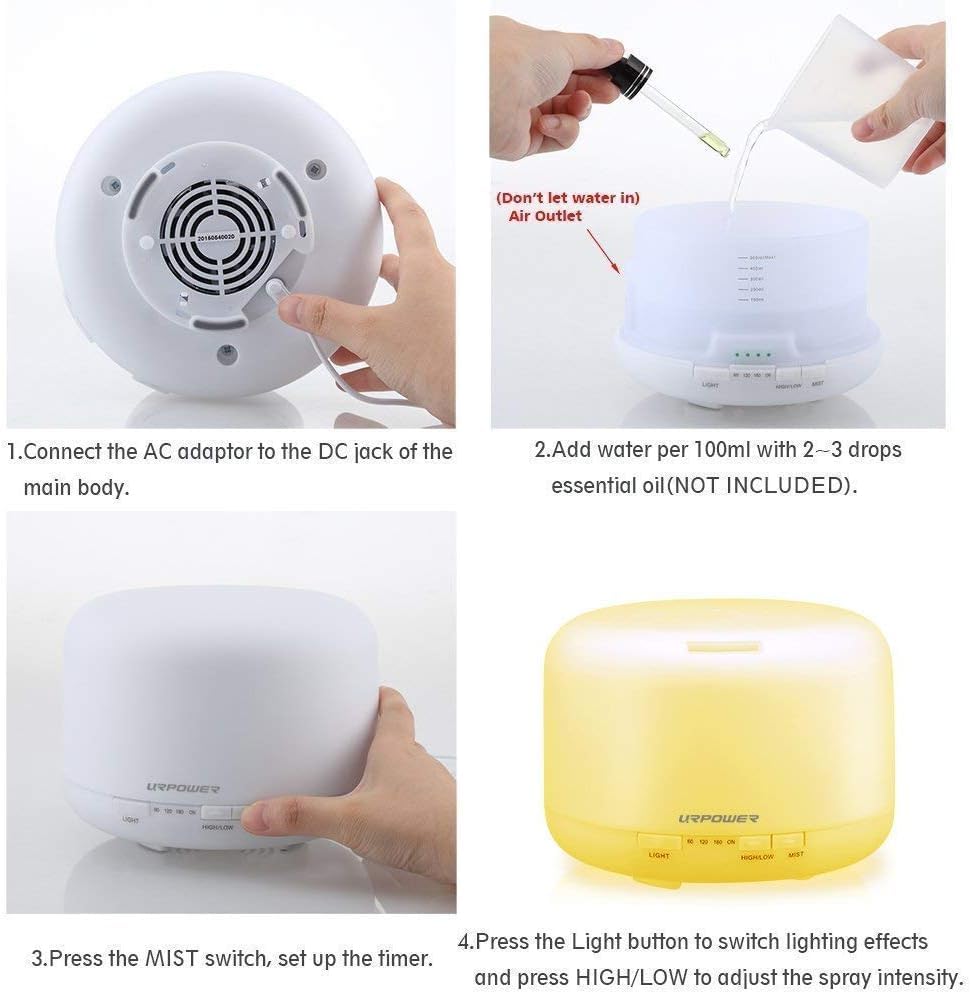 aroma relajante con difusor URPOWER