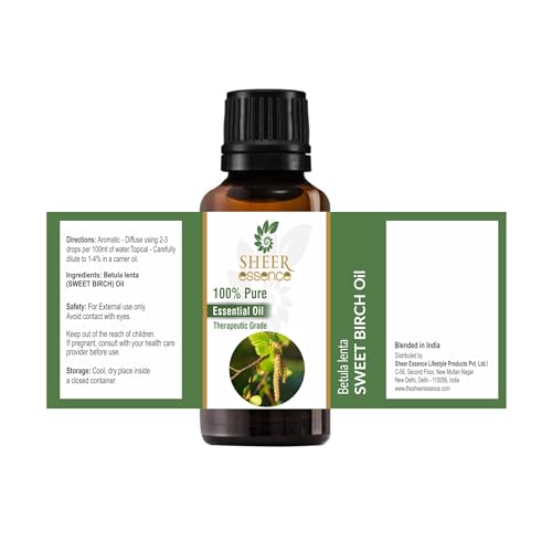 aroma terapéutico de abedul natural