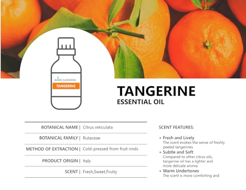 aromaterapia con aceite de mandarina