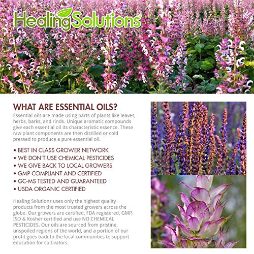 aromaterapia con aceite de salvia clary