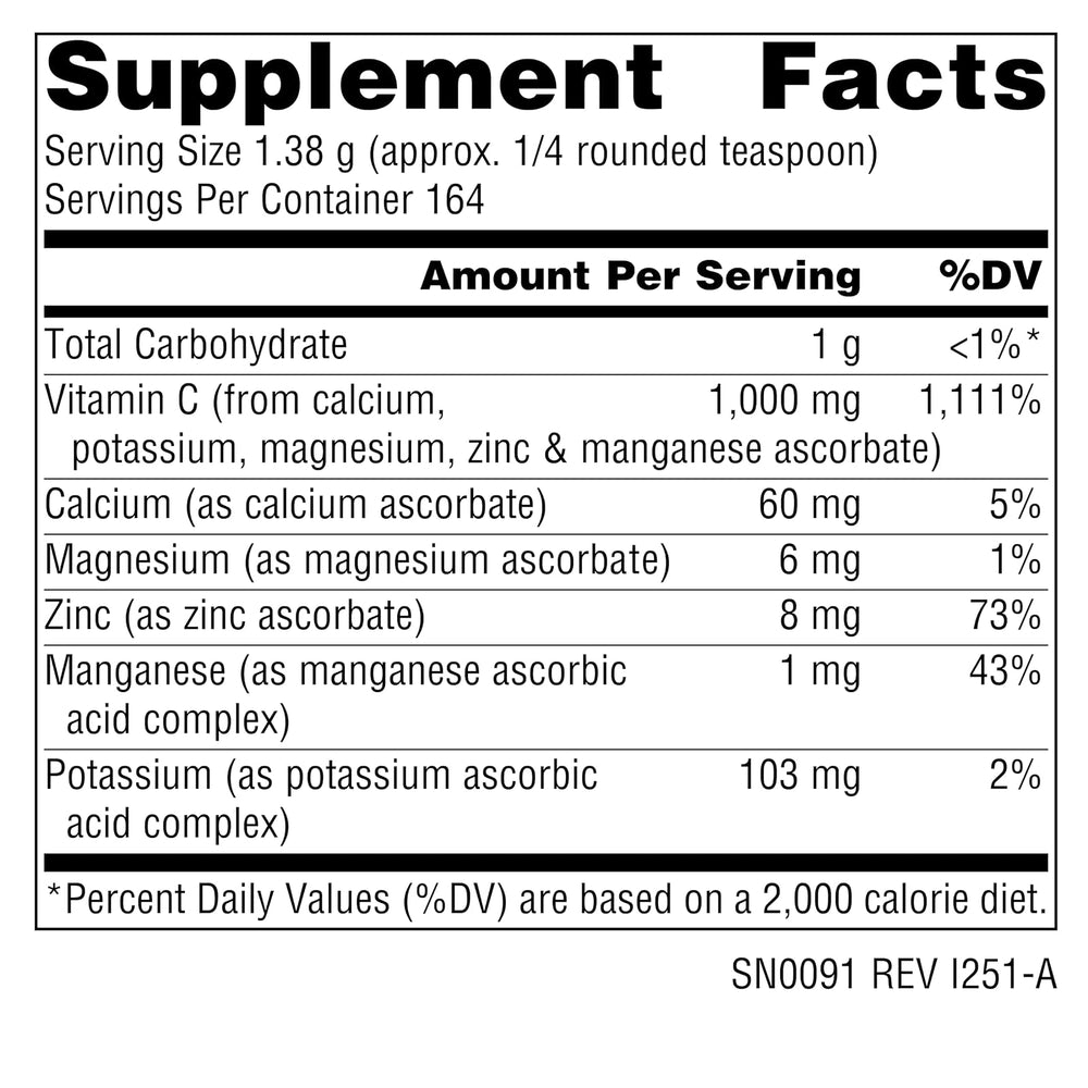 Ascorbato C Source Naturals 8 oz