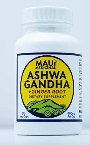 ashwagandha con jengibre cápsulas veganas
