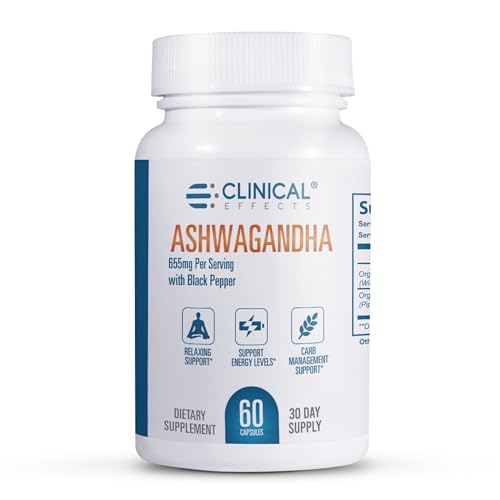 Ashwagandha con pimienta negra 60 cápsulas