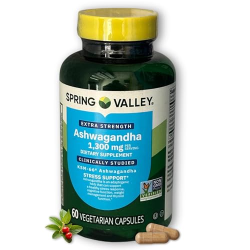 Ashwagandha KSM 66 en presentación de 60 piezas