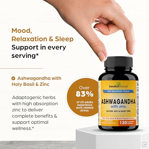Ashwagandha SANDHUHERBALS fuerza extra