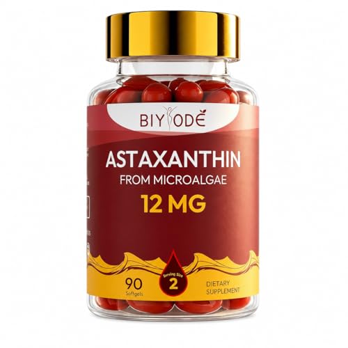Astaxantina 12mg para piel saludable