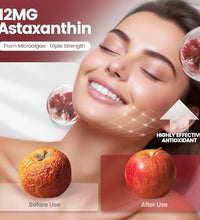 Astaxantina 12mg para salud óptima