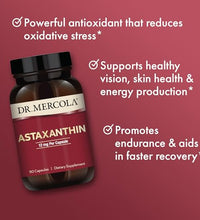 Astaxantina Dr. Mercola para energía