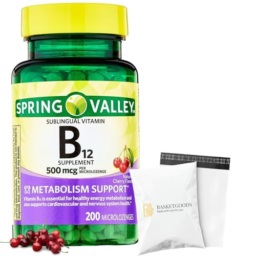 B12 sublingual 500 mcg sabor cereza