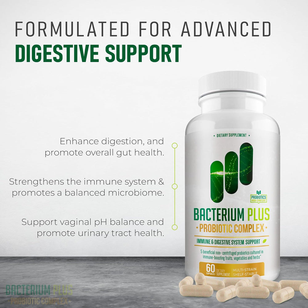 Bacterium Plus probióticos 60 cápsulas
