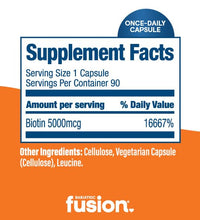 Bariatric Fusion vitaminas Biotina
