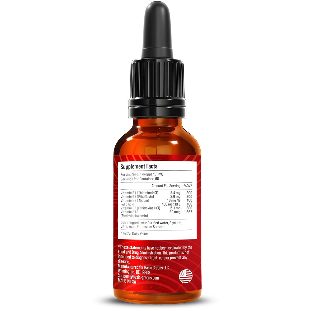 BASIC GREENS 2 fl oz Complejo B