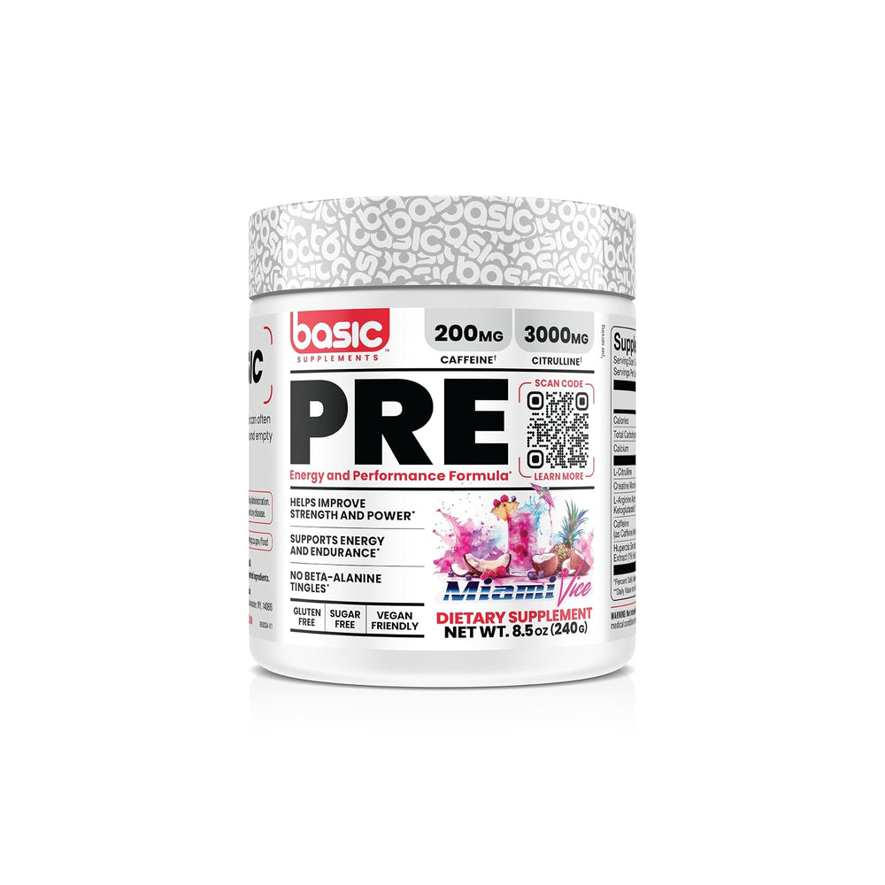 BASIC SUPPLEMENTS Pre-Workout 200 mg