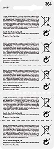Batería de óxido de plata para relojes