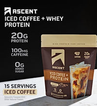 batido de café con 20 g de proteína