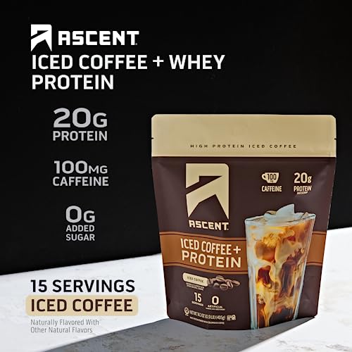 batido de café con 20 g de proteína