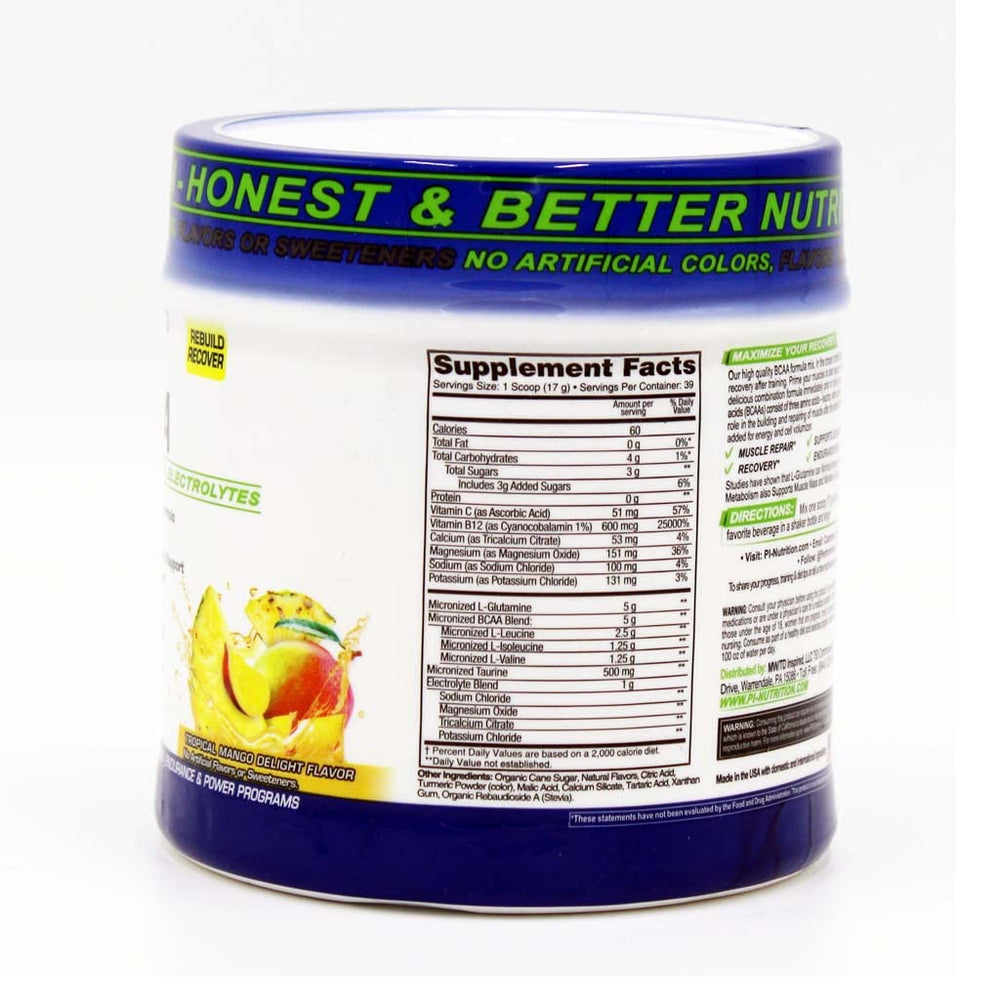BCAA 5 g en polvo Tropical Mango