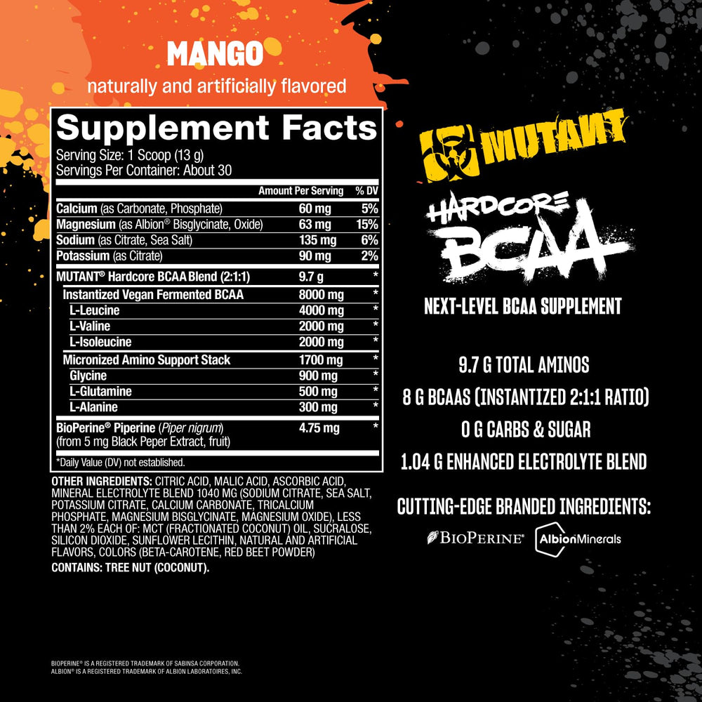 BCAA sabor mango de MUTANT