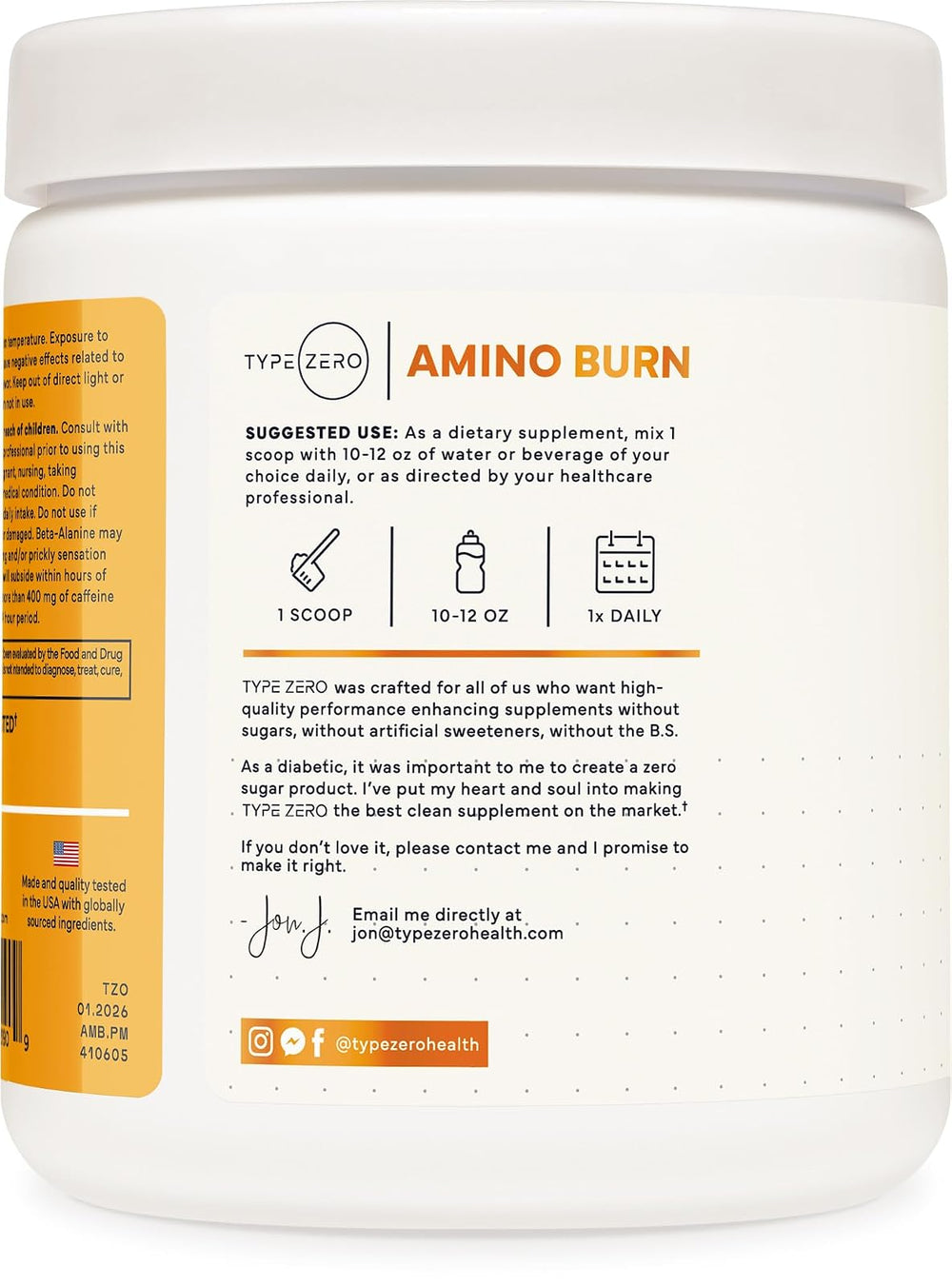 BCAA Type Zero en polvo