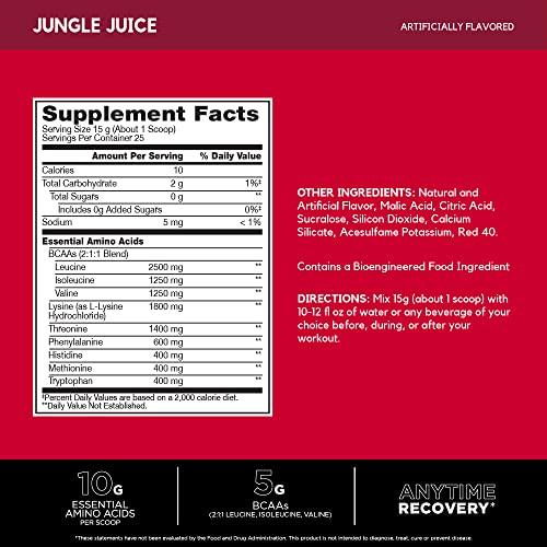 BCAAs sin azúcar para entrenamientos intensos