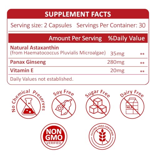 Beneficios de astaxantina en la salud
