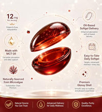 Beneficios de astaxantina en softgels