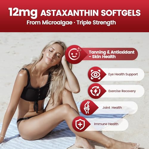 Beneficios de astaxantina para piel