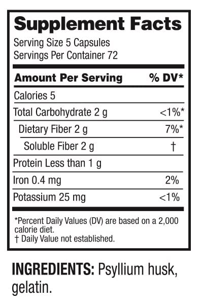 beneficios de cápsulas de psyllium