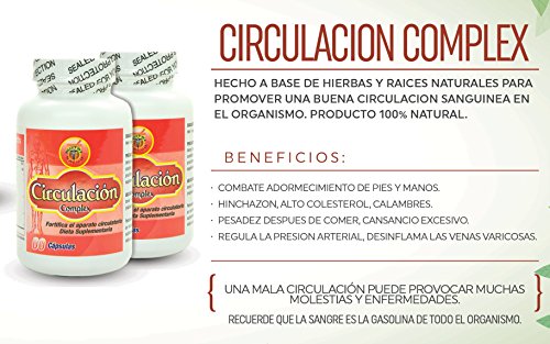 beneficios de cápsulas Nutrisalud para circulación