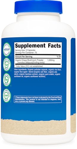 beneficios de chaga en cápsulas de 1000mg