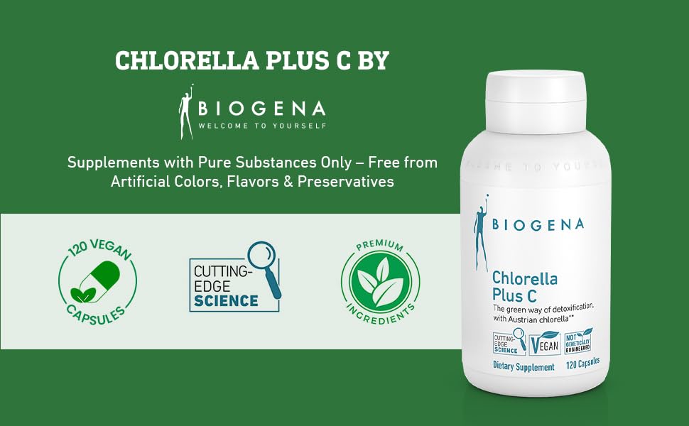 Beneficios de Chlorella en cápsulas