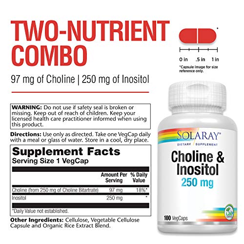 Beneficios de Choline en cápsulas veganas