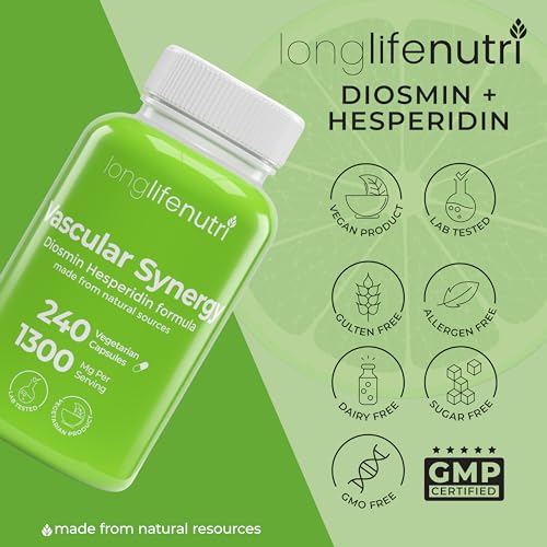 beneficios de diosmina y hesperidina en cápsulas