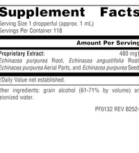 Beneficios de Echinacea en frasco de 4 oz