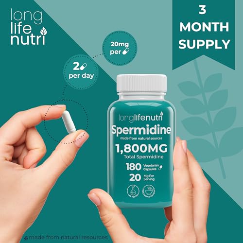 Beneficios de la spermidina en cápsulas