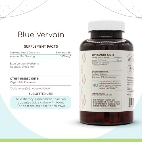 Beneficios de la vervén azul en cápsulas