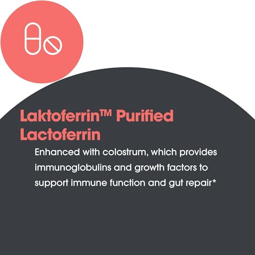 Beneficios de lactoferrina en cápsulas
