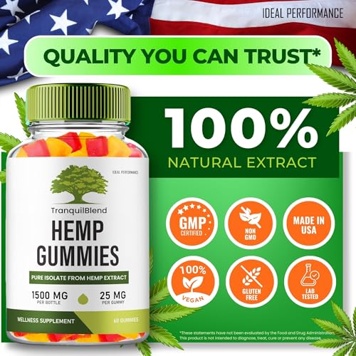 beneficios de las gomitas tranquil blend