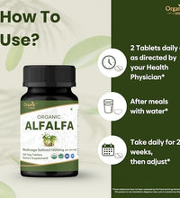 beneficios de las tabletas de alfalfa