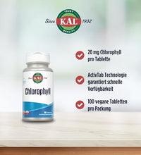 beneficios de las tabletas de clorofila KAL