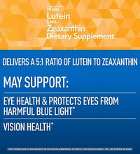 Beneficios de luteína en cápsulas
