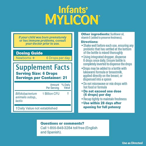 Beneficios de Mylicon para bebés felices