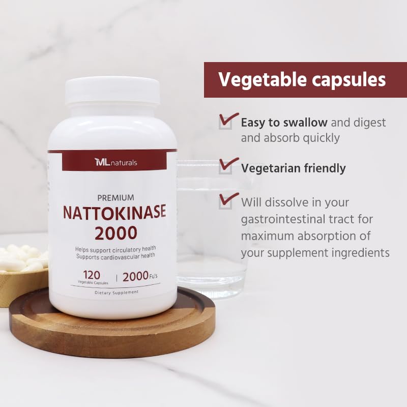 Beneficios de Nattokinasa en cápsulas