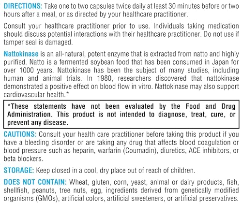 Beneficios de Nattokinasa en cápsulas