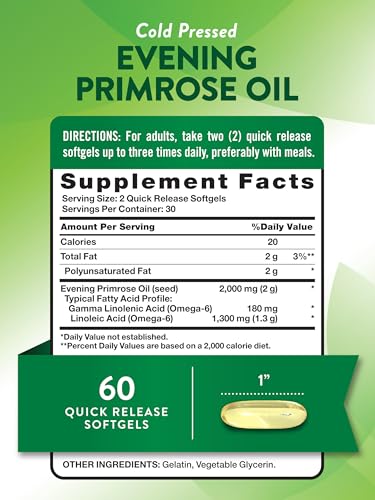 beneficios del aceite de onagra en softgels